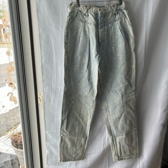 VTG Deadstock Wrangler Mom Jean Acid Wash size 13 x 32 - Picture 5 of 7